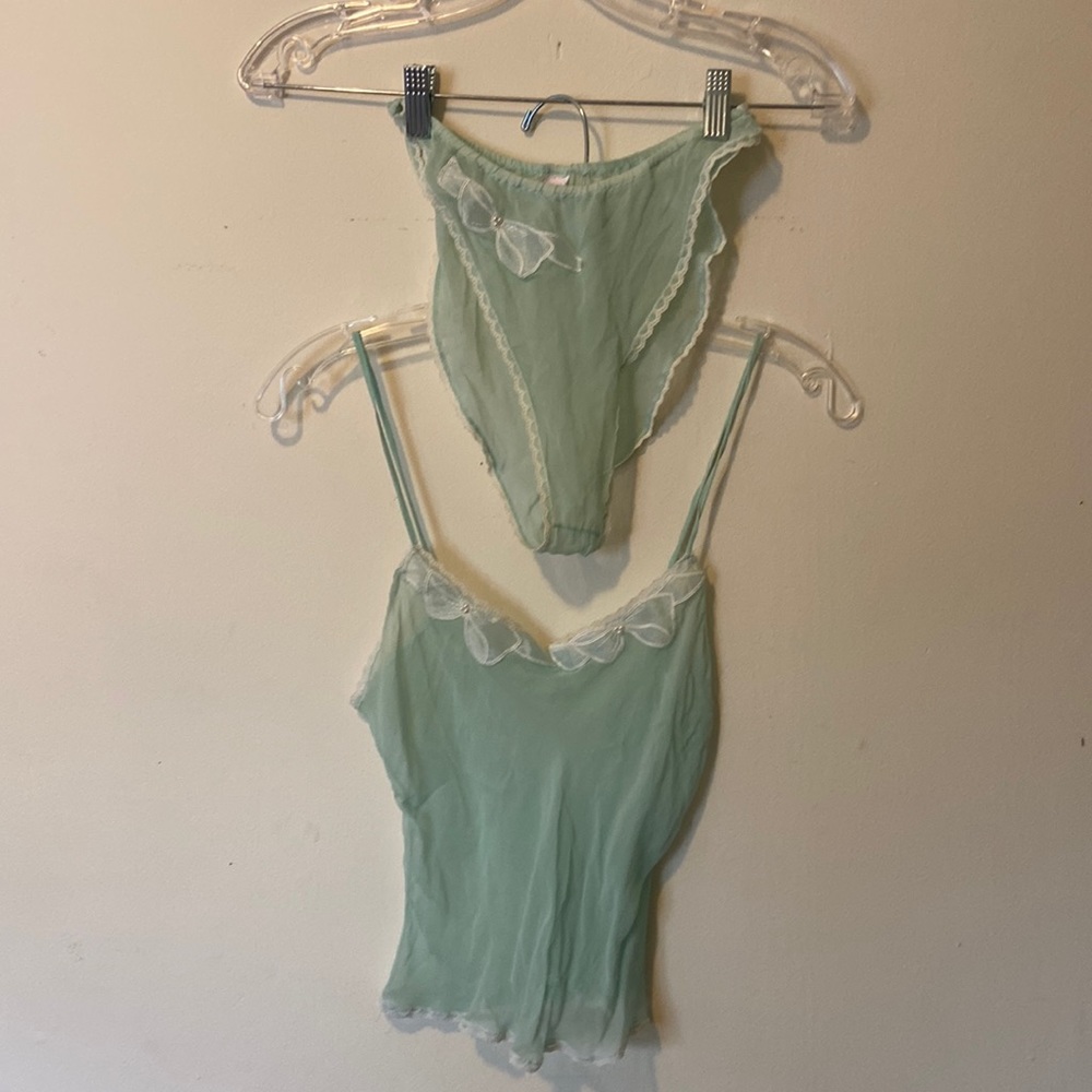 Only Hearts Vintage 1980s camisole and panties. Size S